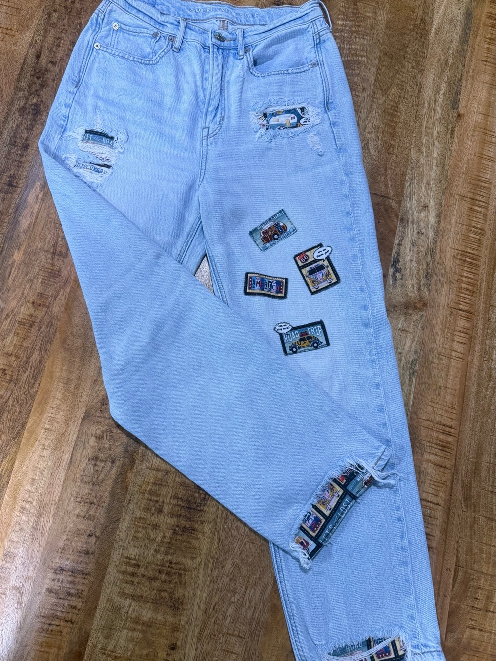 American Eagle Highest Waist 90’s boyfriend  Women’s Jeans size 6 - Picture 3 of 6